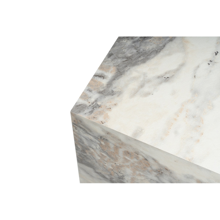 Zijtafel KUP 50x45 cm marmeren decor