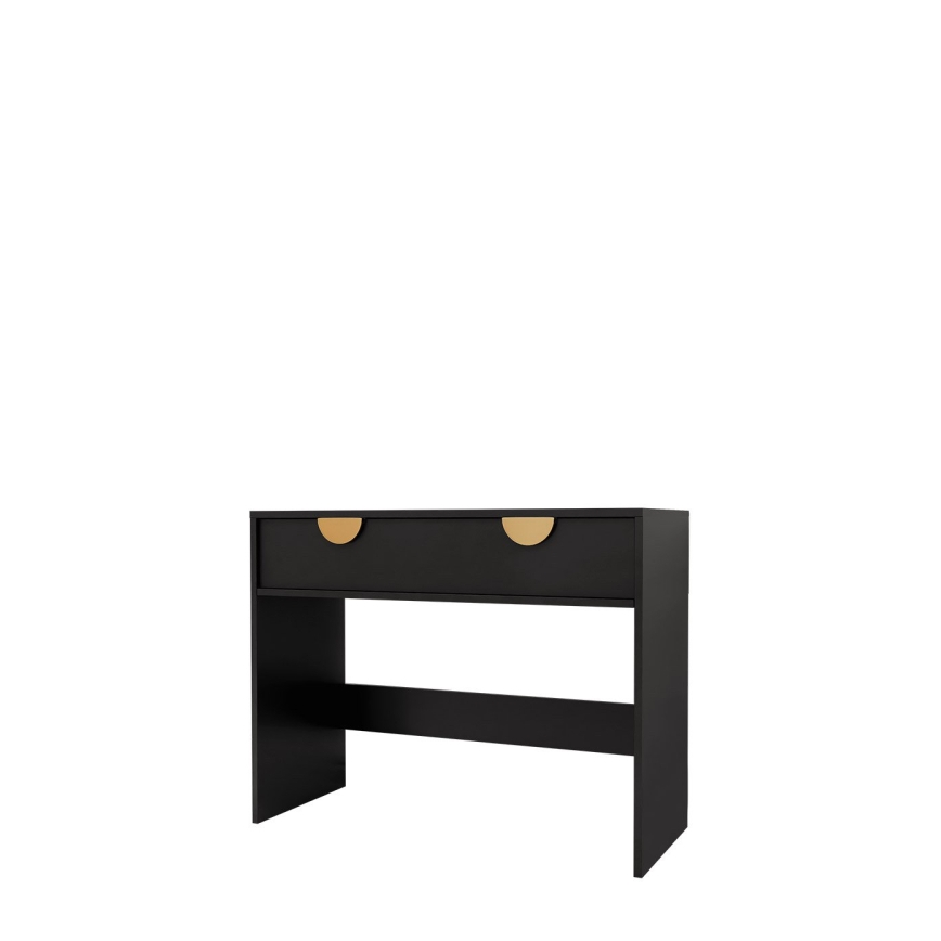 Zijtafel VUNOTIS 78x100 cm zwart