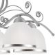 Zilveren Hanglamp aan ketting RETRO II 5x E27 / 60W / 230V