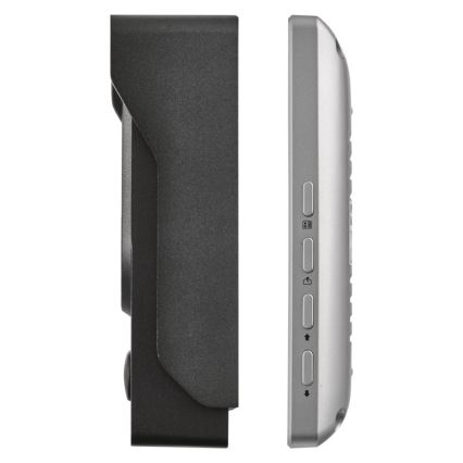 Zilveren video deurbel 14,5 V IP44