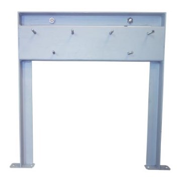 Zilverkleurige constructie 45x49,4 cm