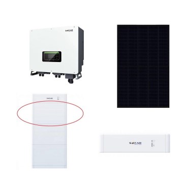 Zonne-kit SOFAR Solar - 20kWp panel RISEN Full Black + 20kW SOLAX omvormer 3p + 20 kWh batterij SOFAR met een batterijcontrole-eenheid