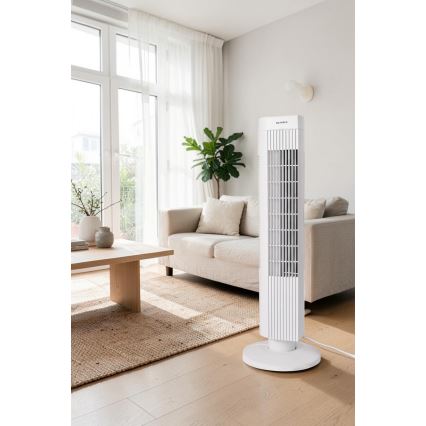 Zuilventilator 50W/230V wit