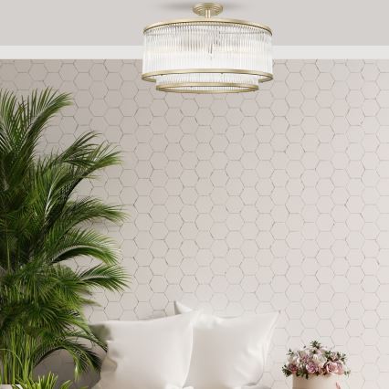 Zuma Line - Opbouwkroonluchter 6xE14/60W/230V messing