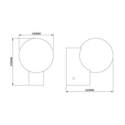 Zuma Line - Wandlamp 1xE27/25W/230V goud