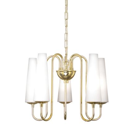 Zuma Line - Hanglamp aan een ketting 5xE14/40W/230V goud