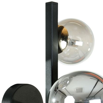 Zuma Line - Wandlamp 3xG9/8W/230V zwart/rookzwart