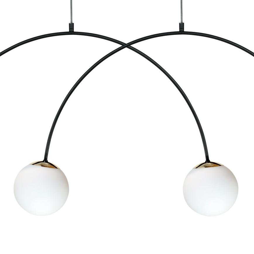 Zuma Line - Hanglamp met kabel 4xE14/10W/230V zwart