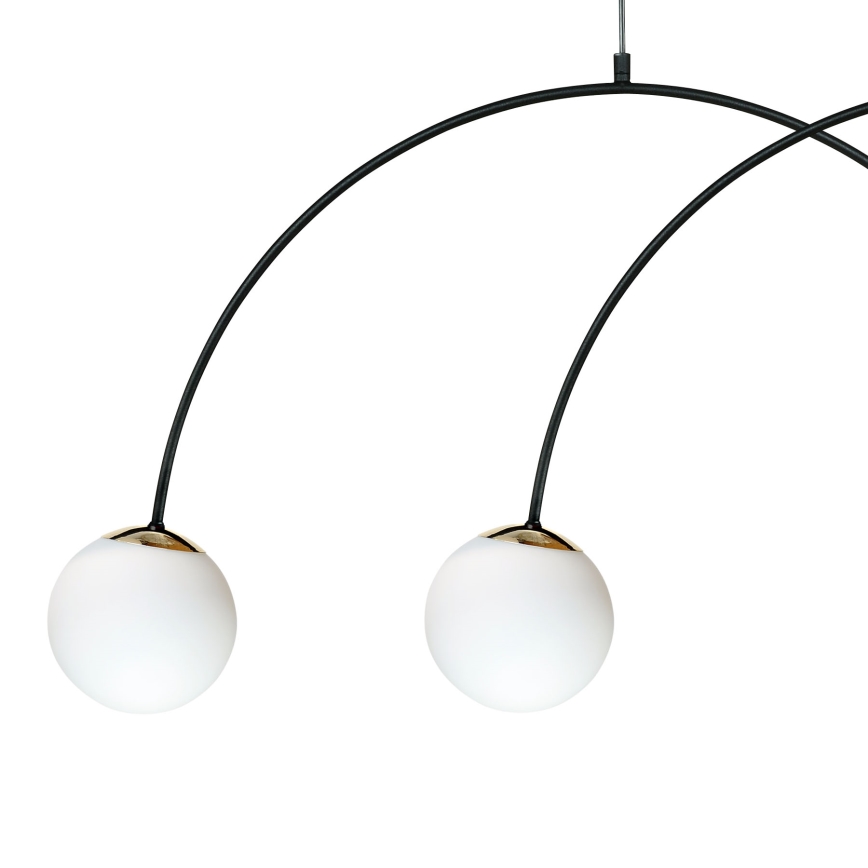 Zuma Line - Hanglamp met kabel 4xE14/10W/230V zwart