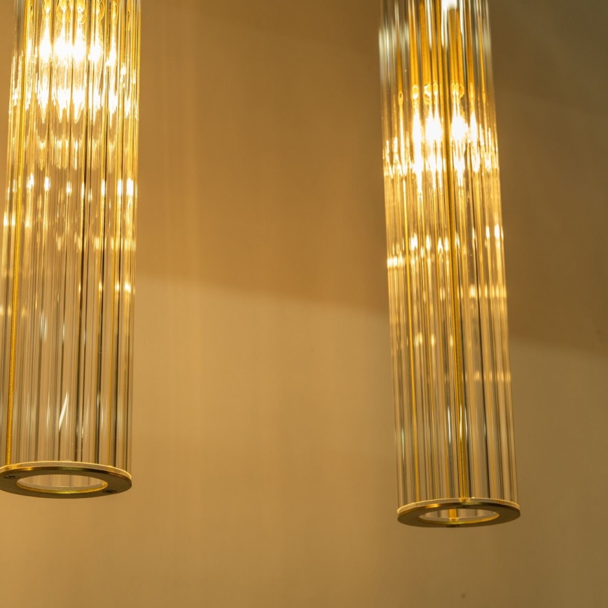 Zuma Line - Suspension sur câble 4xE14/7W/230V dorée