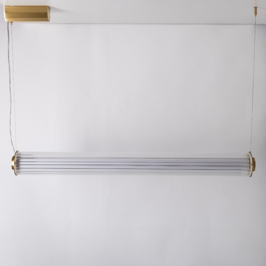 Zuma Line - Suspension LED dimmable sur câble LED/39W/230V 2700-6500K dorée + télécommande