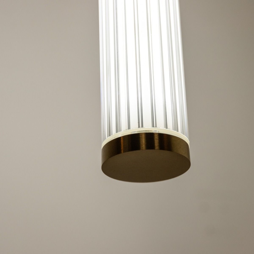 Zuma Line - Lustre LED dimmable suspendu sur câble LED/26W/230V 2700-6500K doré + télécommande