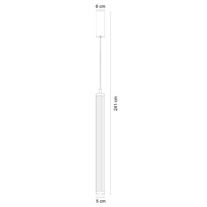 Zuma Line - Lustre LED dimmable suspendu sur câble LED/26W/230V 2700-6500K doré + télécommande