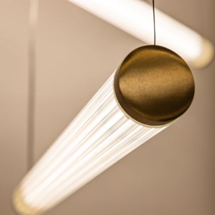 Zuma Line - dimbare LED-hanglamp aan kabel LED/64W/230V 2700-6500K goud + afstandsbediening