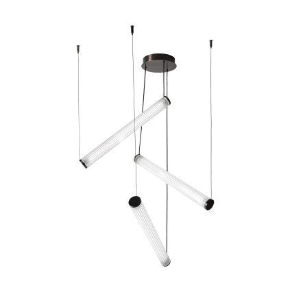 Zuma Line – Suspension LED dimmable sur câble, 64 W (230 V), 2700–6500 K, noire, avec télécommande