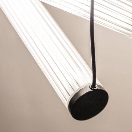 Zuma Line – Suspension LED dimmable sur câble, 64 W (230 V), 2700–6500 K, noire, avec télécommande
