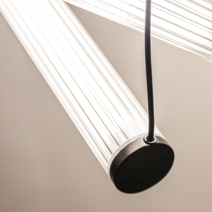 Zuma Line – Suspension LED dimmable sur câble, 64 W (230 V), 2700–6500 K, noire, avec télécommande