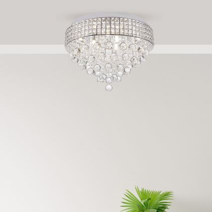 Zuma Line - Plafonnier 9xG9/25W/230V d. 50 cm chrome brillant