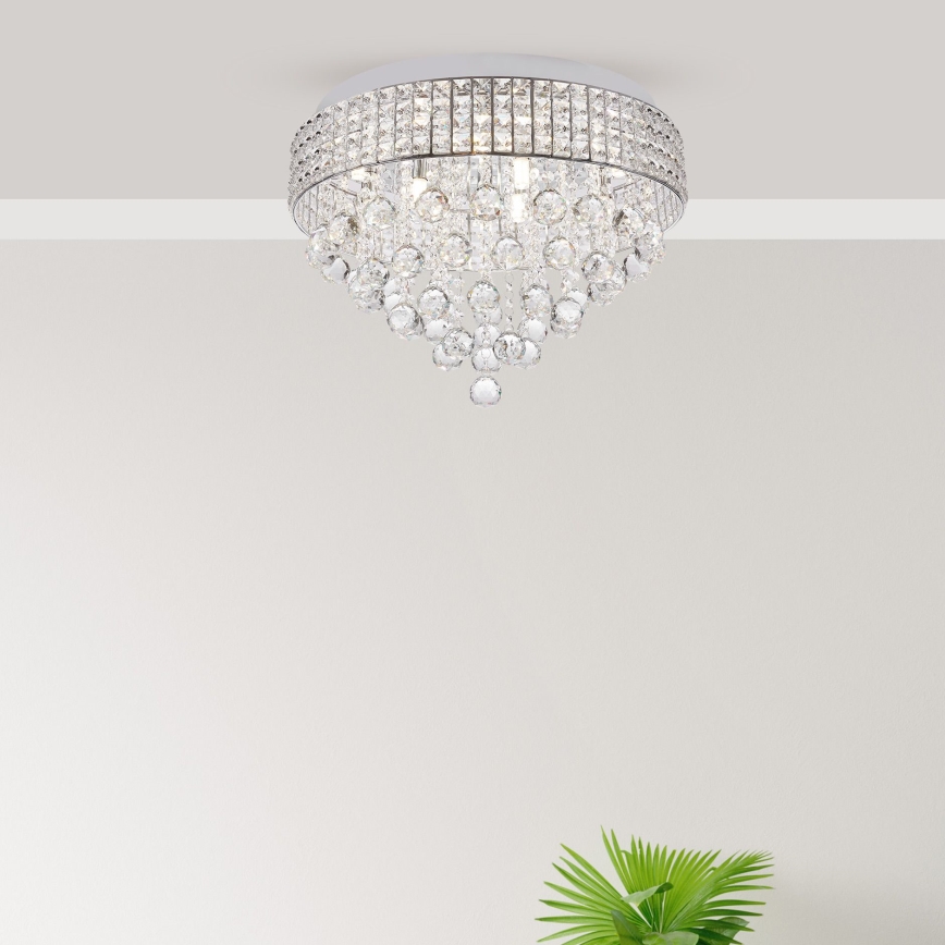 Zuma Line - Plafonnier 9xG9/25W/230V d. 50 cm chrome brillant