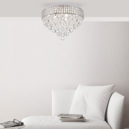 Zuma Line - Plafonnier 6xG9/25W/230V d. 40 cm chrome brillant