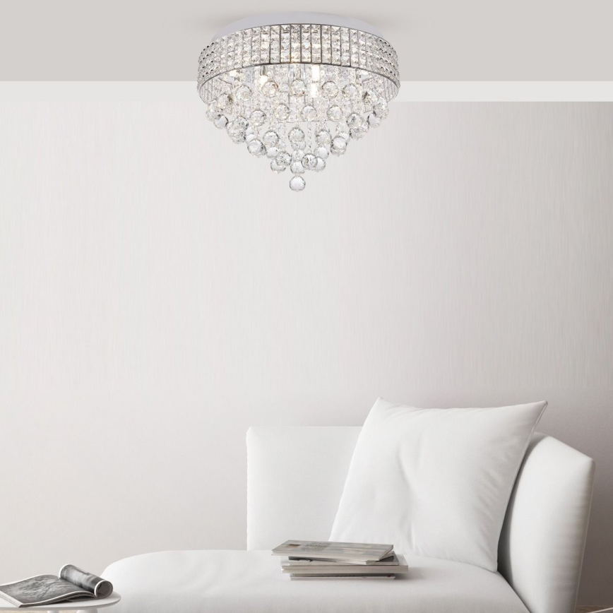 Zuma Line - Plafonnier 6xG9/25W/230V d. 40 cm chrome brillant