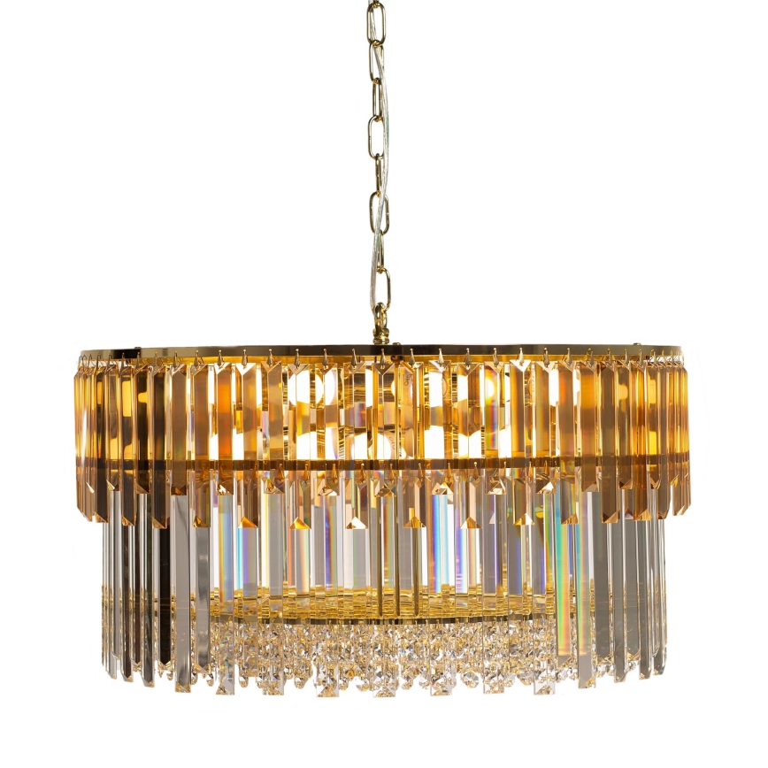 Zuma Line - Suspension chaîne 16xE14/40W/230V d. 60 cm doré