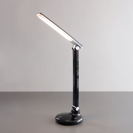 Zuma Line - Lampe de table rechargeable LED/6W/1200 mAh 3000/4500/6000K noir