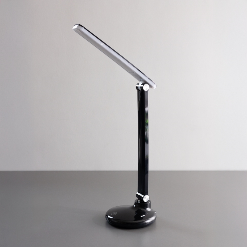 Zuma Line - Lampe de table rechargeable LED/6W/1200 mAh 3000/4500/6000K noir