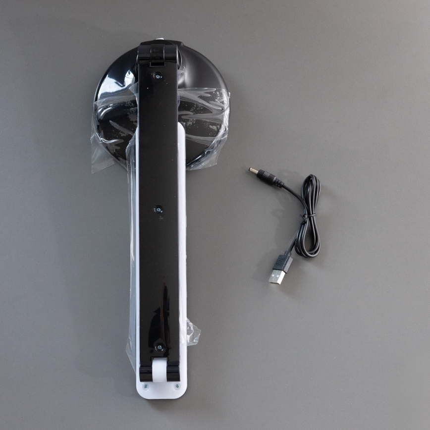 Zuma Line - LED Oplaadbare bureaulamp LED/6W/1200 mAh 3000/4500/6000K CRI 90 zwart