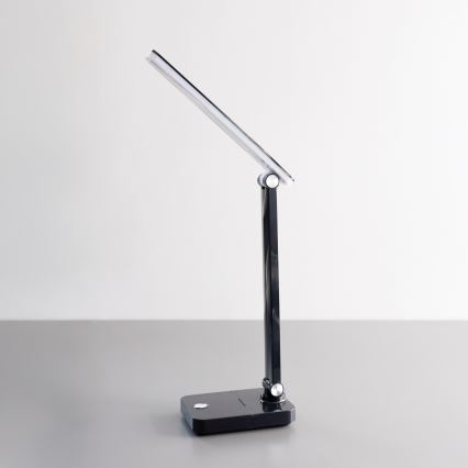 Zuma Line - LED Oplaadbaar tafellamp LED/8W/1200 mAh 3000/4500/6000K CRI 90 zwart