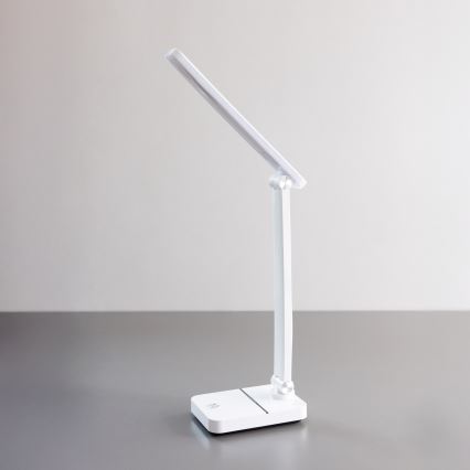 Zuma Line - LED Oplaadbare bureaulamp LED/8W/1200 mAh 3000/4500/6000K CRI 90 wit