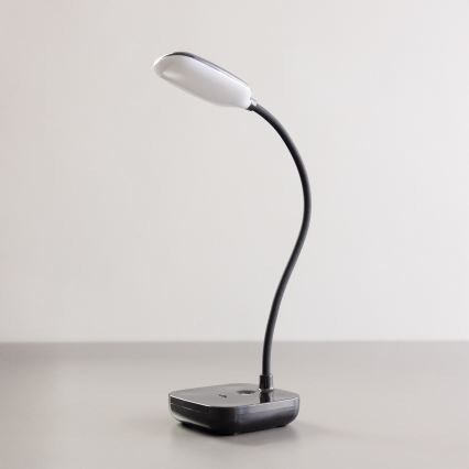 Zuma Line - LED Oplaadbaar tafellamp LED/7W/1200 mAh 3000/4500/6000K zwart