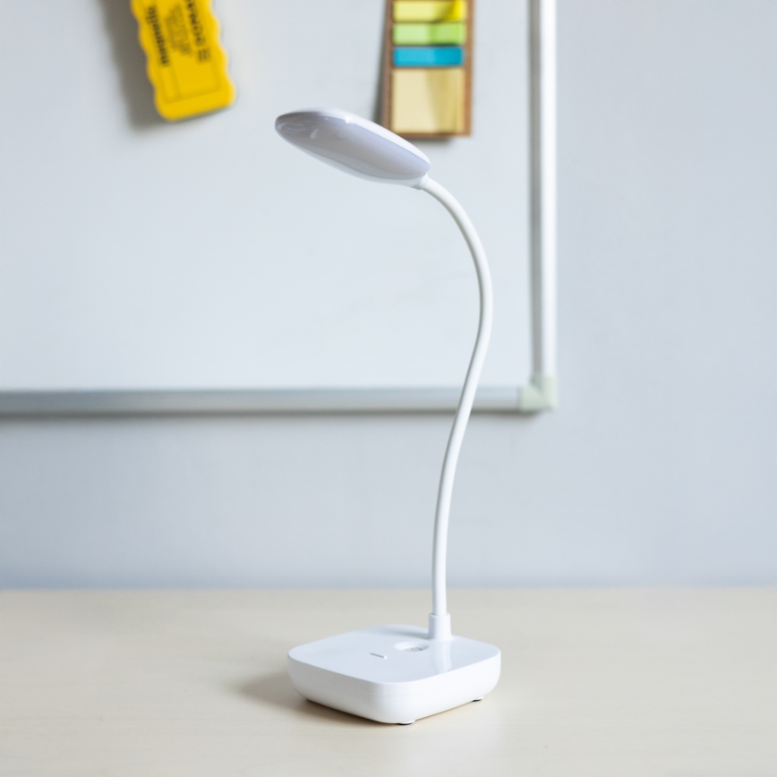 Zuma Line - Lampe de table rechargeable LED/7W/1200 mAh 3000/4500/6000K blanc