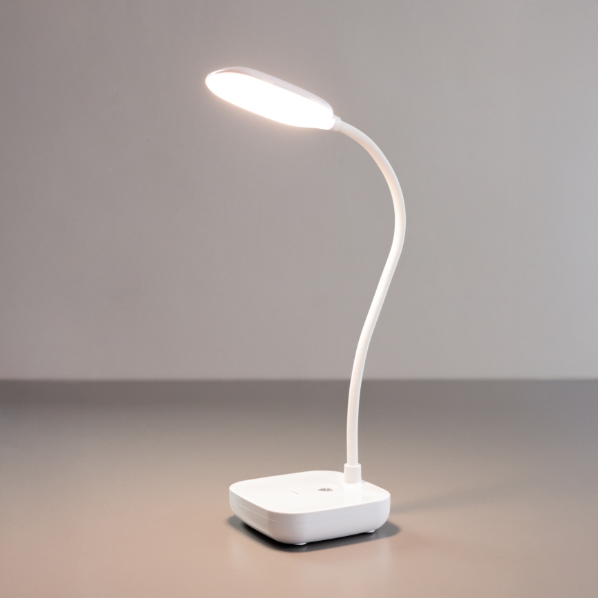Zuma Line - Lampe de table rechargeable LED/7W/1200 mAh 3000/4500/6000K blanc