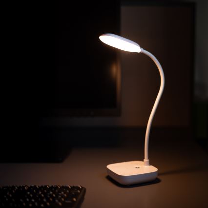 Zuma Line - Lampe de table rechargeable LED/7W/1200 mAh 3000/4500/6000K blanc