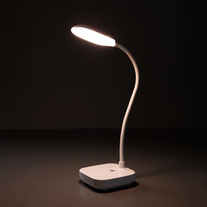 Zuma Line - LED Oplaadbare bureaulamp LED/7W/1200 mAh 3000/4500/6000K CRI 90 wit
