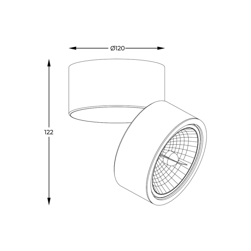 Zuma Line - Spot 1xGU10-ES111/15W/230V wit