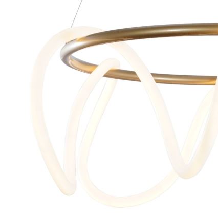 Zuma Line - LED Hanglamp aan een koord LED/58W/230V 3000/4000/6000K goud