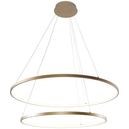 Zuma Line - Suspension filaire LED/60W/230V 3000/4000/6000K d. 80 cm doré