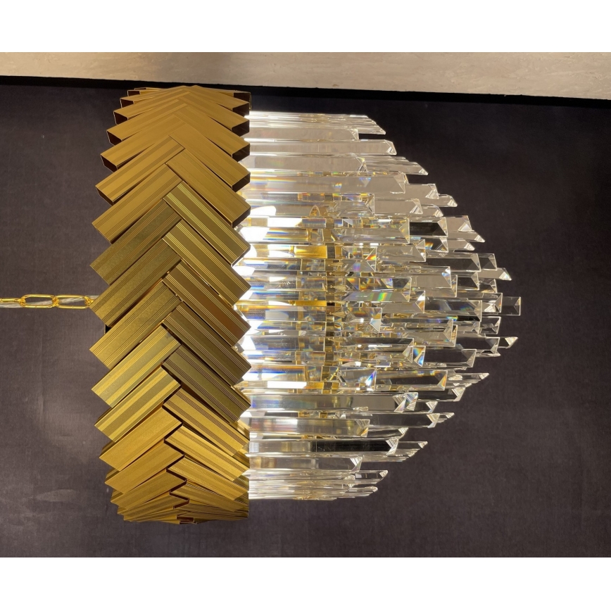 Zuma Line - Hanglamp aan een ketting 9xE14/40W/230V goud