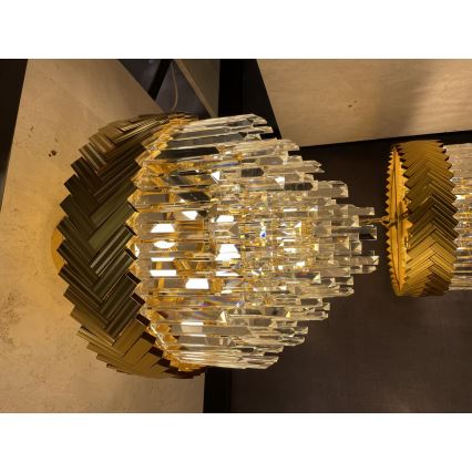 Zuma Line - Hanglamp aan een ketting 9xE14/40W/230V goud