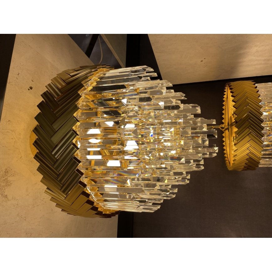Zuma Line - Hanglamp aan een ketting 9xE14/40W/230V goud