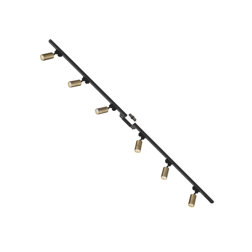 Zuma Line - Spot in een rail systeem 6xGU10/35W/230V zwart/goud
