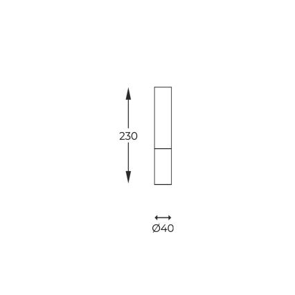 Zuma Line - Spot  1xG9/28W/230V 23 cm hout