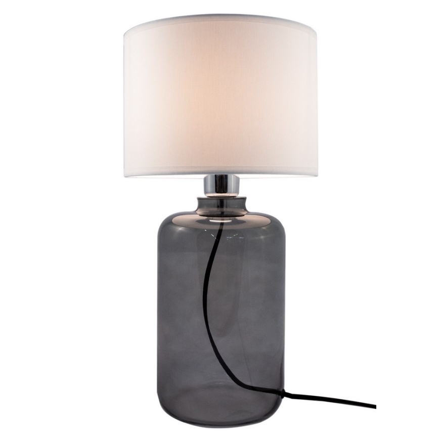 Zuma Line - Lampe de table 1xE27/40W/230V blanche/noire