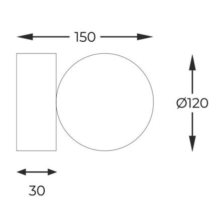 Zuma Line - Wandlamp 1xG9/40W/230V