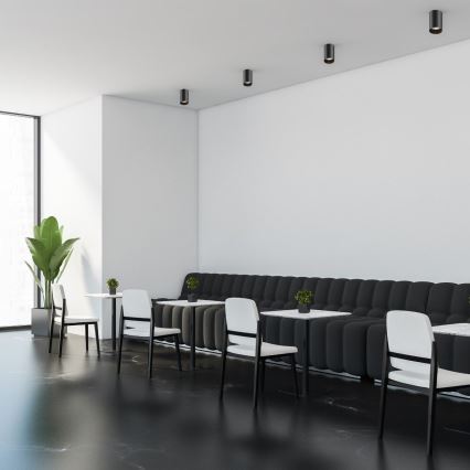 Zuma Line - LED RGBW dimbare spot 1xGU10/6W/230V zwart + afstandsbediening