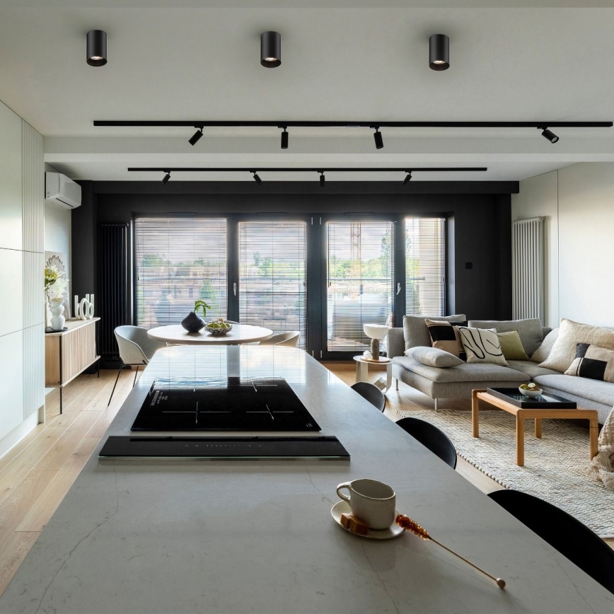 Zuma Line - LED RGBW dimbare spot 1xGU10/6W/230V zwart + afstandsbediening