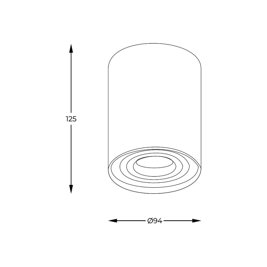 Zuma Line - Spot LED RGBW dimmable 1xGU10/6W/230V doré + télécommande