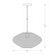 Zuma Line - Suspension filaire 1xE27/40W/230V anthracite